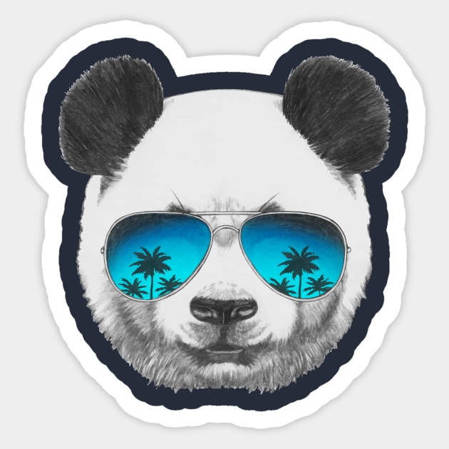 Panda with sunglasses Sticker by AnimalsFashion